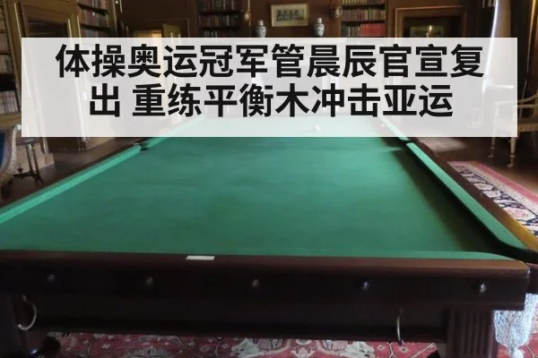 体操奥运冠军管晨辰官宣复出 重练平衡木冲击亚运